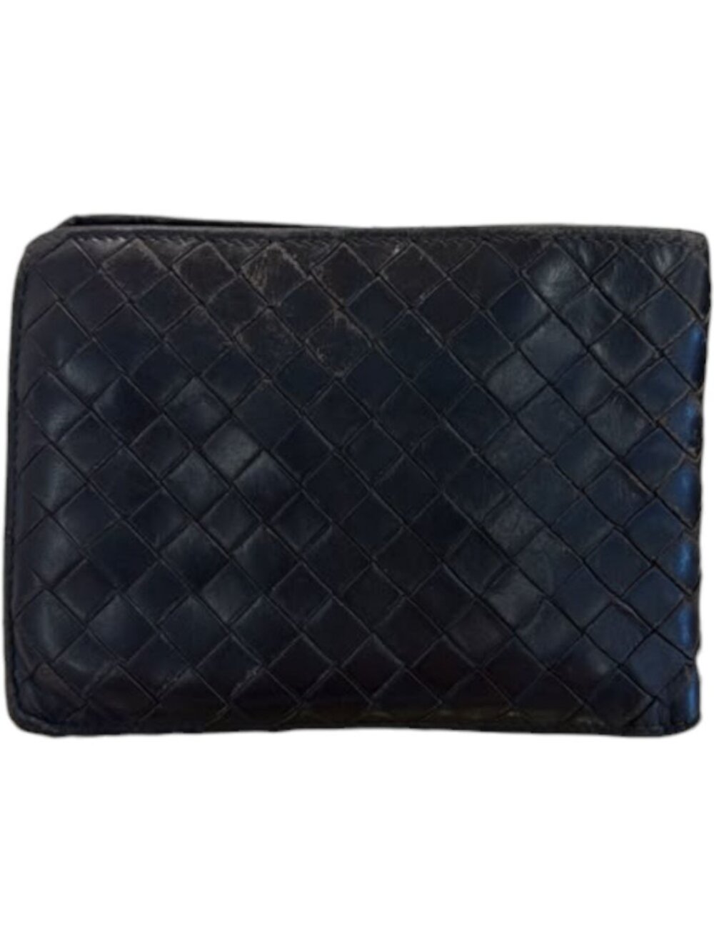 617167CR C1 Bottega Veneta Wallet Dark Brown Leather